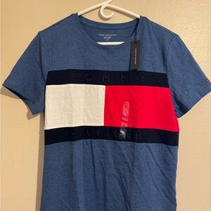 Tommy Hilfiger Men's Tri-Color Short Sleeve Tee